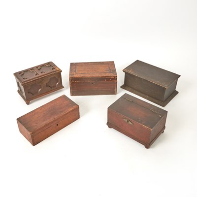 Lot 512 - Five Wooden Boxes