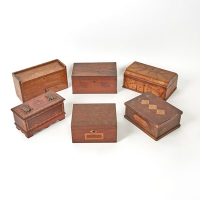 Lot 513 - Six Wooden Boxes