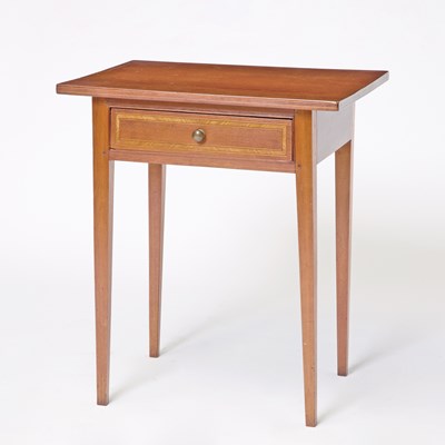 Lot 441 - Federal String-Inlaid Cherry Work Table