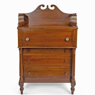 Lot 38 - Classical Cherry Chest of Drawers