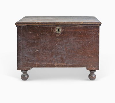 Lot 56 - Walnut Miniature Blanket Chest