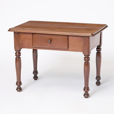 Lot 508 - Walnut Side Table with Drawer