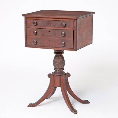 Lot 455 - Classical Mahogany Work Table