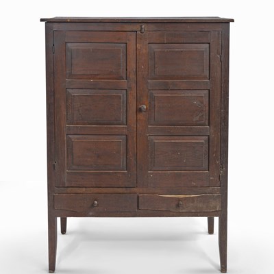 Lot 59 - Pine and Walnut Pie Safe