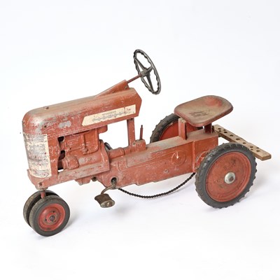 Lot 503 - Painted Tin Toy Tractor