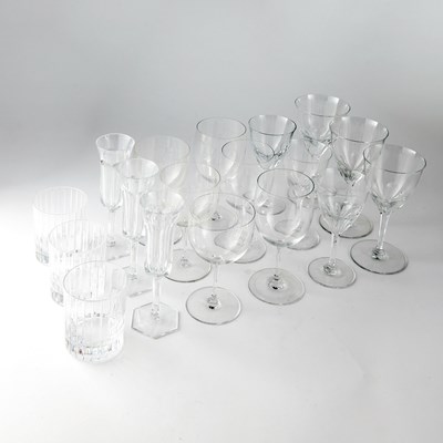 Lot 73 - Group of Baccarat Glass Barware and Stemware