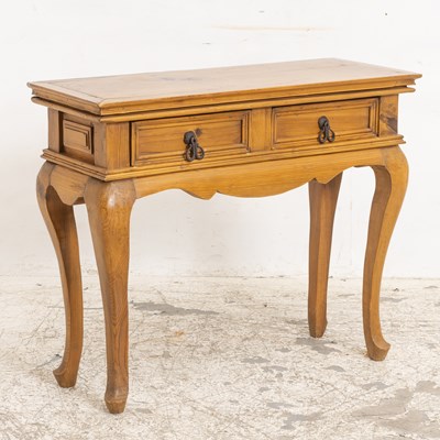 Lot 181 - Triple Molded Two-Drawer Side Table