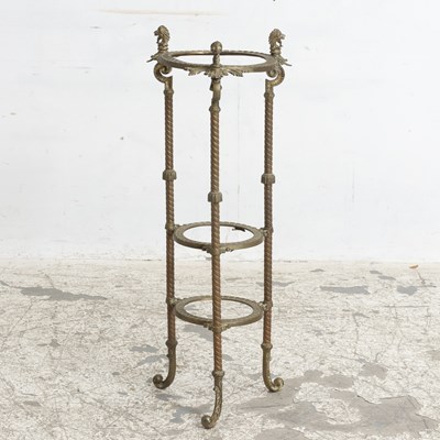 Lot 189 - Brass Victorian Style Umbrella Stand