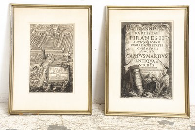 Lot 40 - Giovanni Battista Piranesi : 2