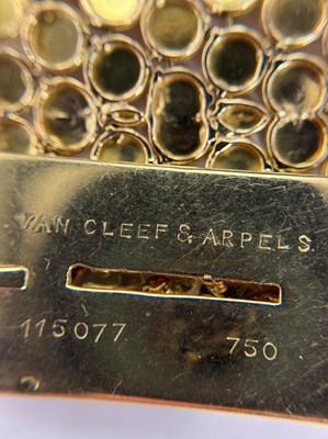 Lot 14 - Van Cleef & Arpels Wide Gold Bracelet, France