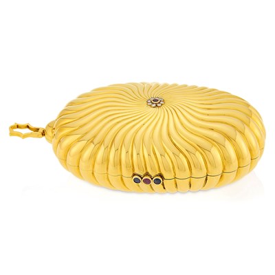 Lot 99 - Gold, Gem-Set and Diamond Clutch