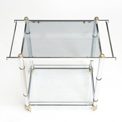 Lot 364 - Mid-Century Modern Steel Bar Cart