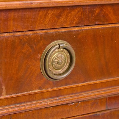 Lot 129 - George III Style Mahogany Double Pedestal Desk