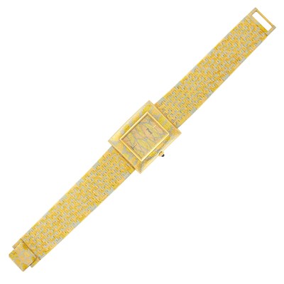 Lot 113 - Piaget Tricolor Gold Wristwatch