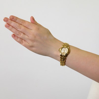 Lot 88 - Patek Philippe Gold 'Neptune' Wristwatch, Ref. 4881/1