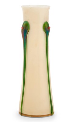 Lot 260 - Bohemian Iridescent Art Glass Vase