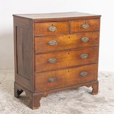 Lot 61 - English Oak Chest Of Drawers