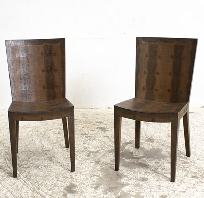 Lot 70 - Pair of Karl Springer Side Chairs