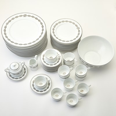 Lot 379 - Hermes Porcelain "Chaine de'Ancre" Dinner Service