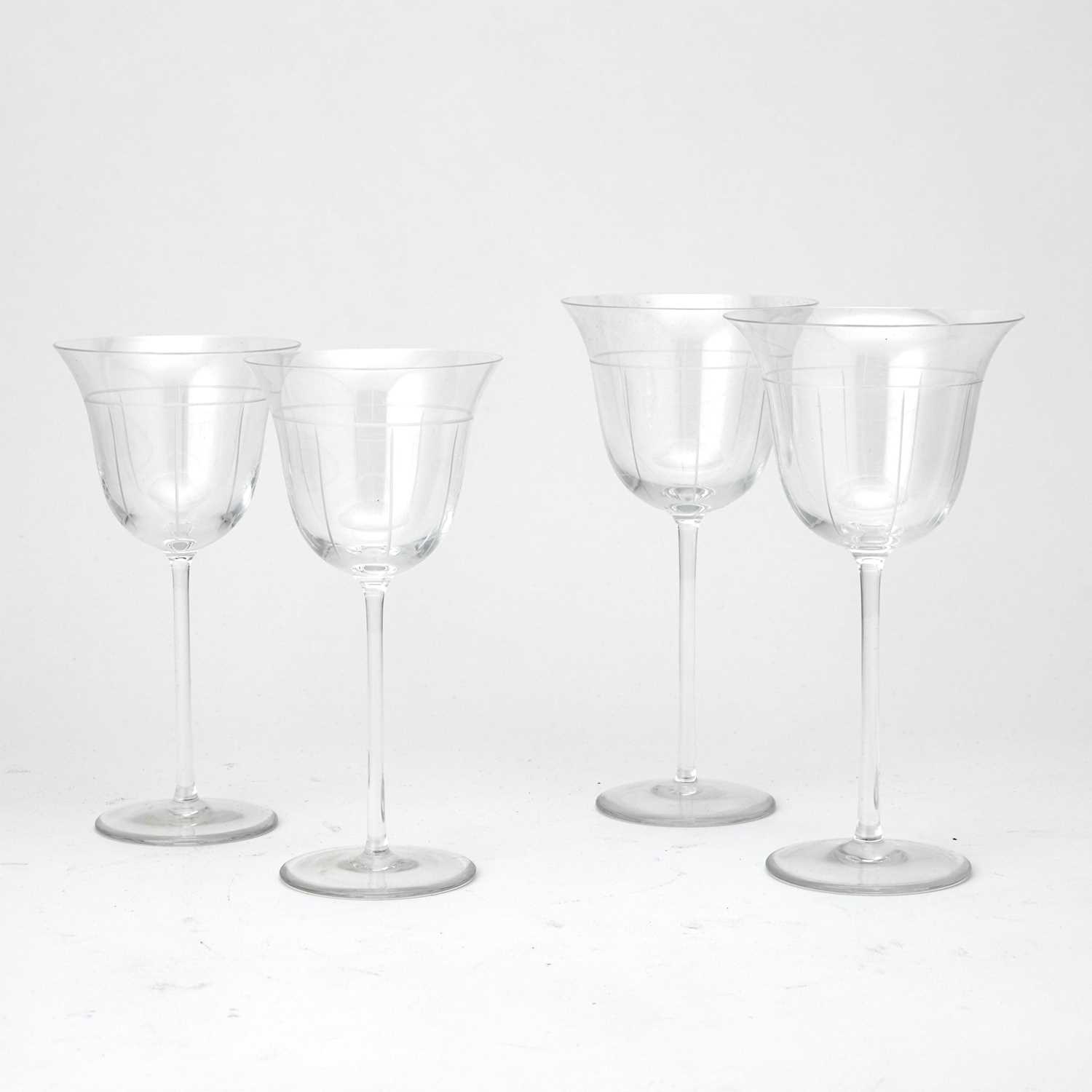 Lot 377 - Set of Twenty-Two Hermes Wine Glasses
