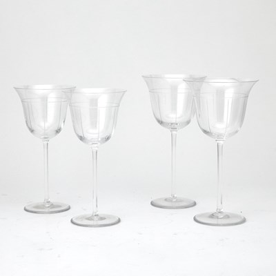 Lot 377 - Set of Twenty-Two Hermes Wine Glasses