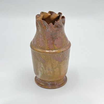 Lot 1117 - George Ohr Glazed Pottery Vase