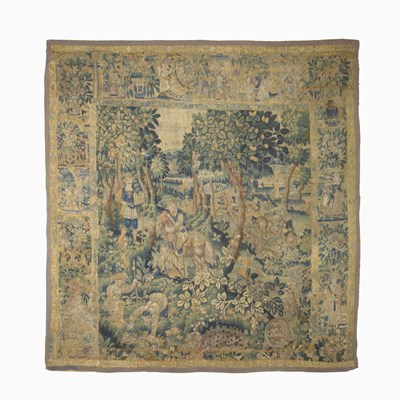 Lot 781 - Flemish Hunting Tapestry