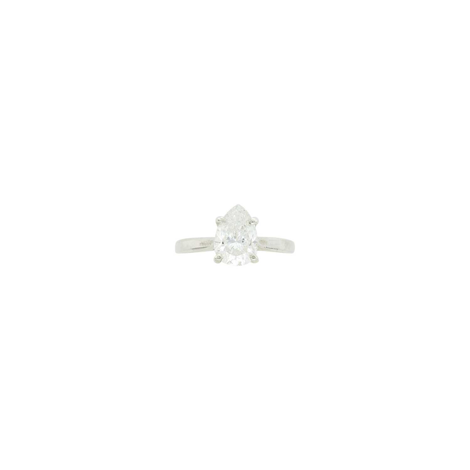 Lot 54 - Silver and Diamond Ring