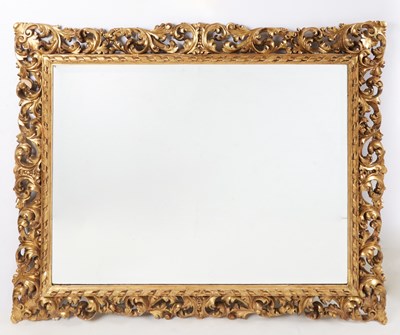 Lot 285 - Baroque Style Giltwood Mirror