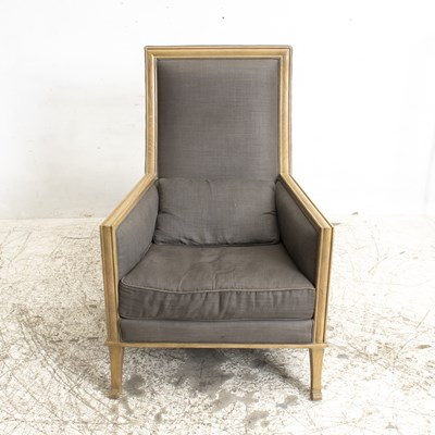 Lot 3 - Art Moderne Upholstered Armchair