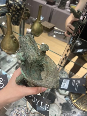Lot 88 - A Chinese Bronze Jue Vessel