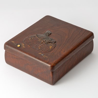 Lot 779 - A Japanese Lacquer on Wood Stationary Box