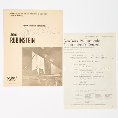 Lot 69 - Signatures of Bernstein and Rubinstein