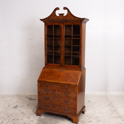 Lot 251 - George III Style Secretaire Bookcase