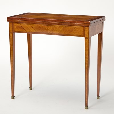 Lot 266 - Louis XVI Style Inlaid Kingwood Game Table