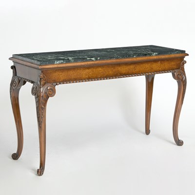 Lot 124 - Irish George II Style Mahogany Marble Top Table