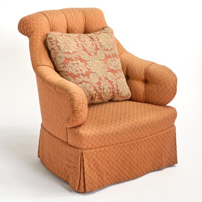 Lot 160 - Upholstered Club Chair