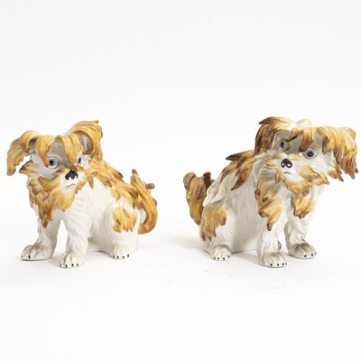 Lot 148 - Pair of Porcelain Dogs