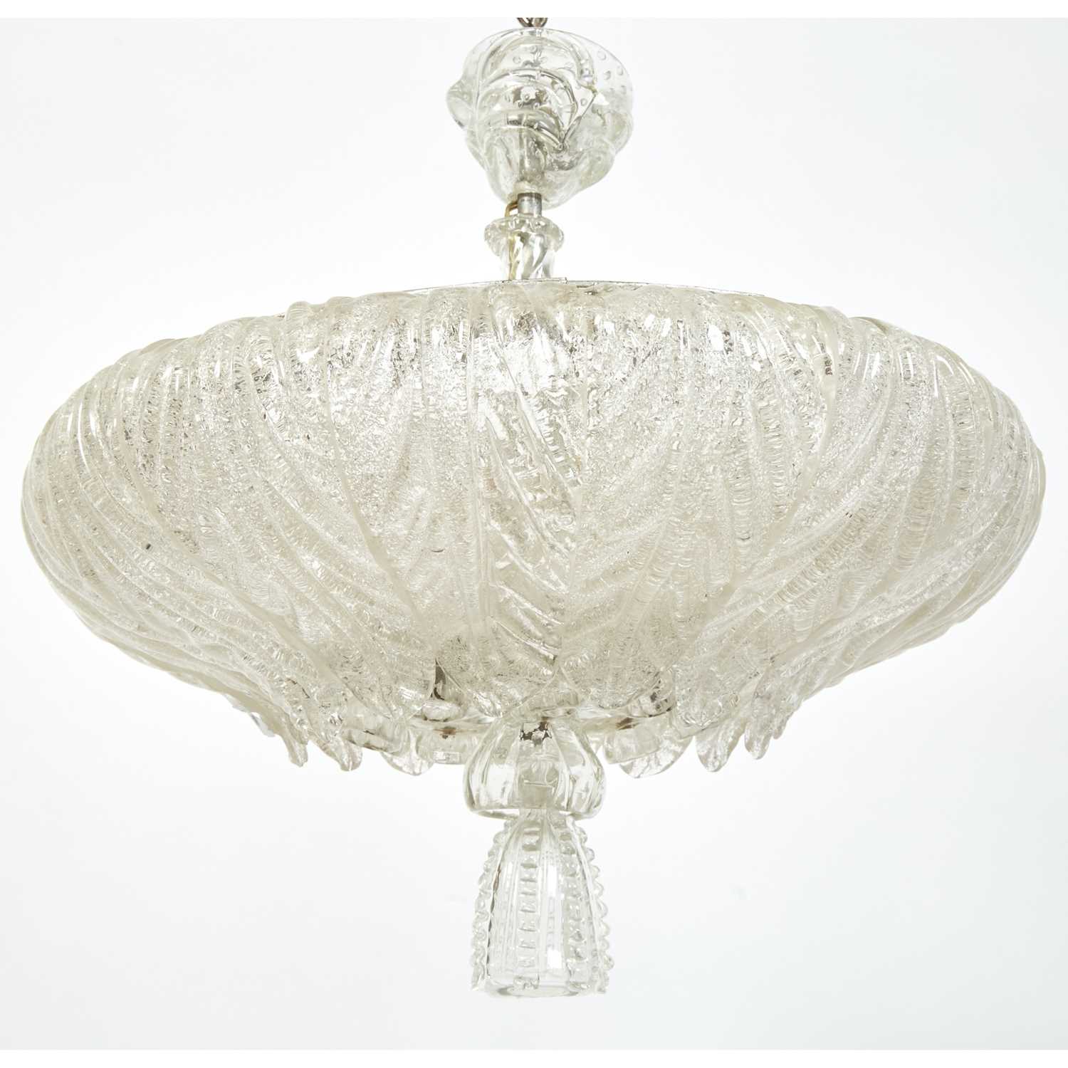 Lot 301 - Murano Glass “Leaf” Chandelier