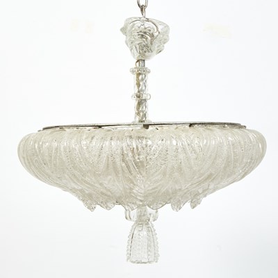 Lot 301 - Murano Glass “Leaf” Chandelier