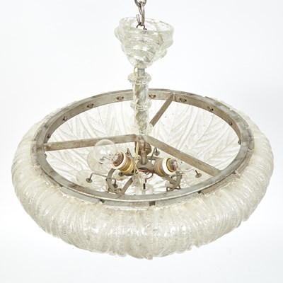 Lot 301 - Murano Glass “Leaf” Chandelier