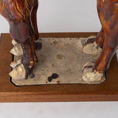 Lot 131 - Chinese Sancai Glazed Pottery Model of a Camel