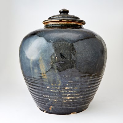 Lot 208 - A Large Chinese Henan Glazed Jar