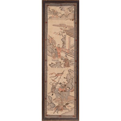 Lot 512 - A Chinese Kesi Silk Panel