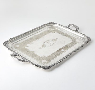 Lot 209 - Reed & Barton Silver Plated Two Handle Tray