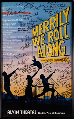 Lot 139 - The archive of an original Merrily We Roll Along Broadway cast member