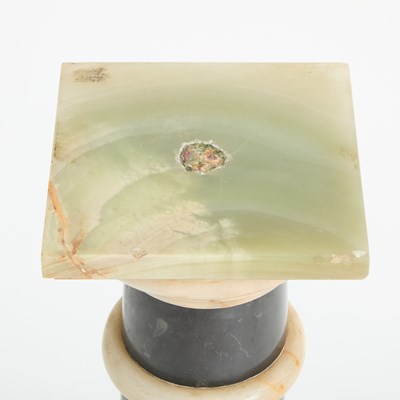 Lot 197 - Onyx and Marble Pedestal