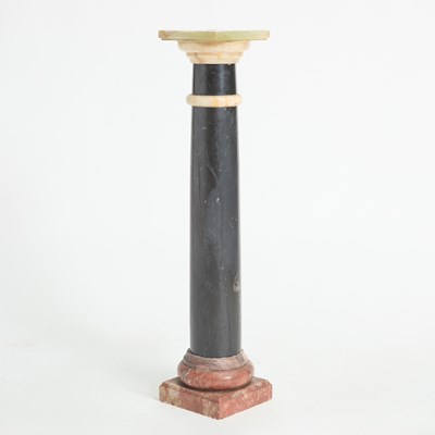 Lot 197 - Onyx and Marble Pedestal