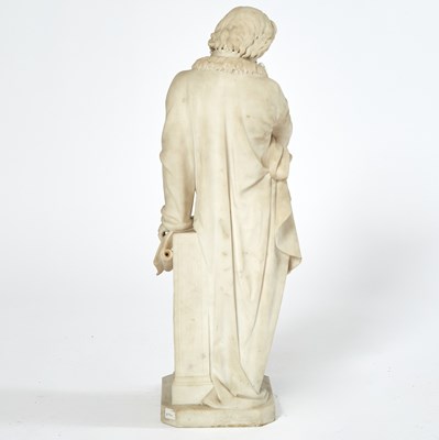 Lot 343 - Marble Figure of Beethoven