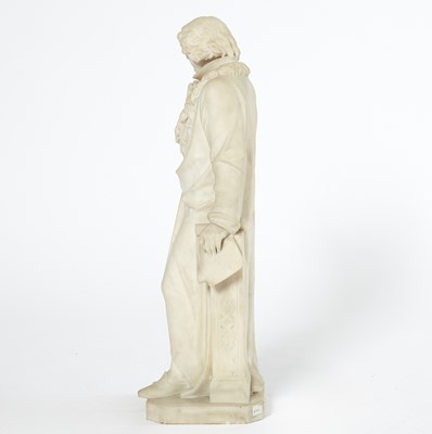 Lot 343 - Marble Figure of Beethoven